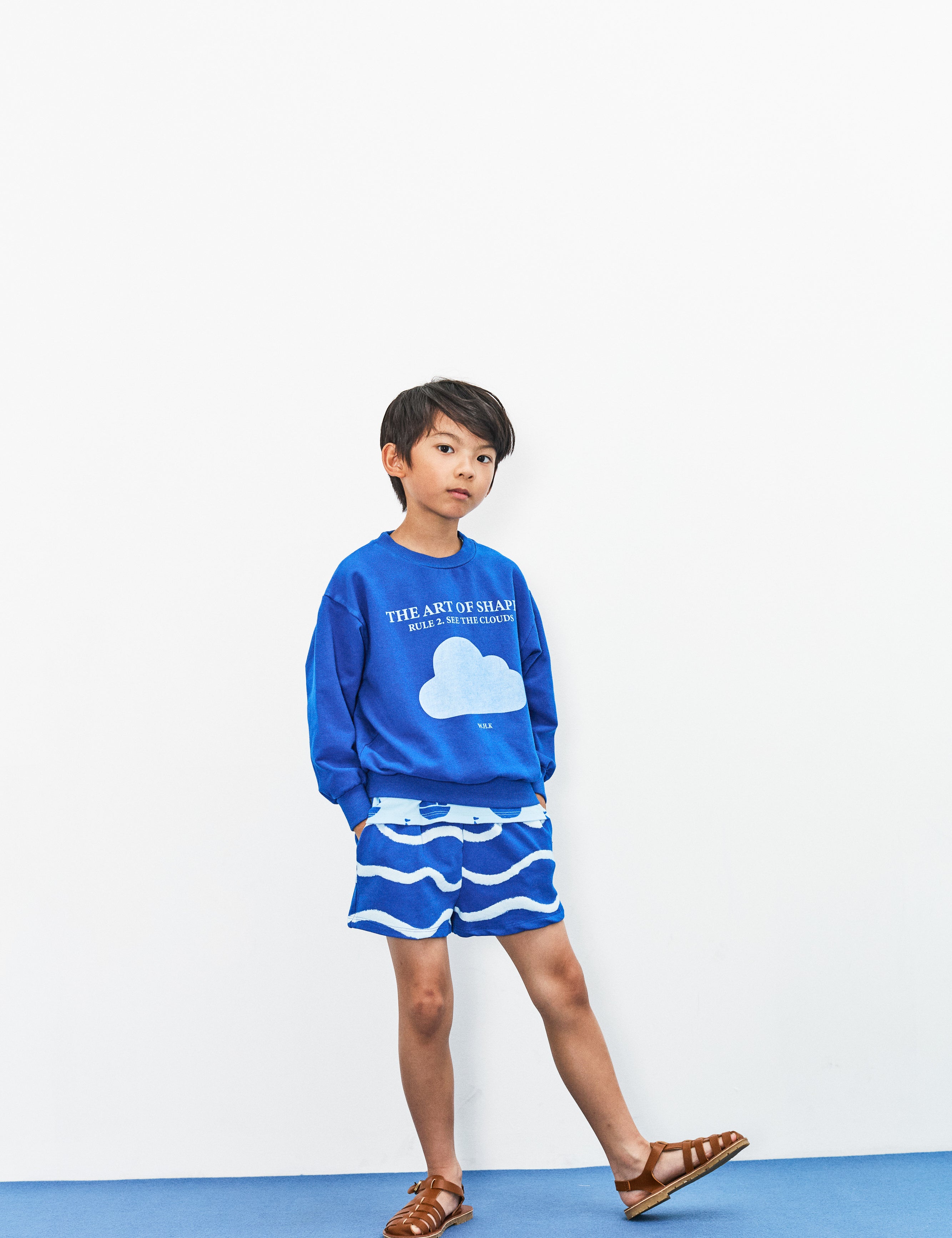 Weekend House Kids kids cloud-shaped sweatshirt