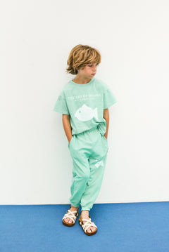Weekend House Kids kids fish-themed sweatpants