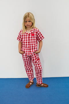 Weekend House Kids kids shirt with apple design