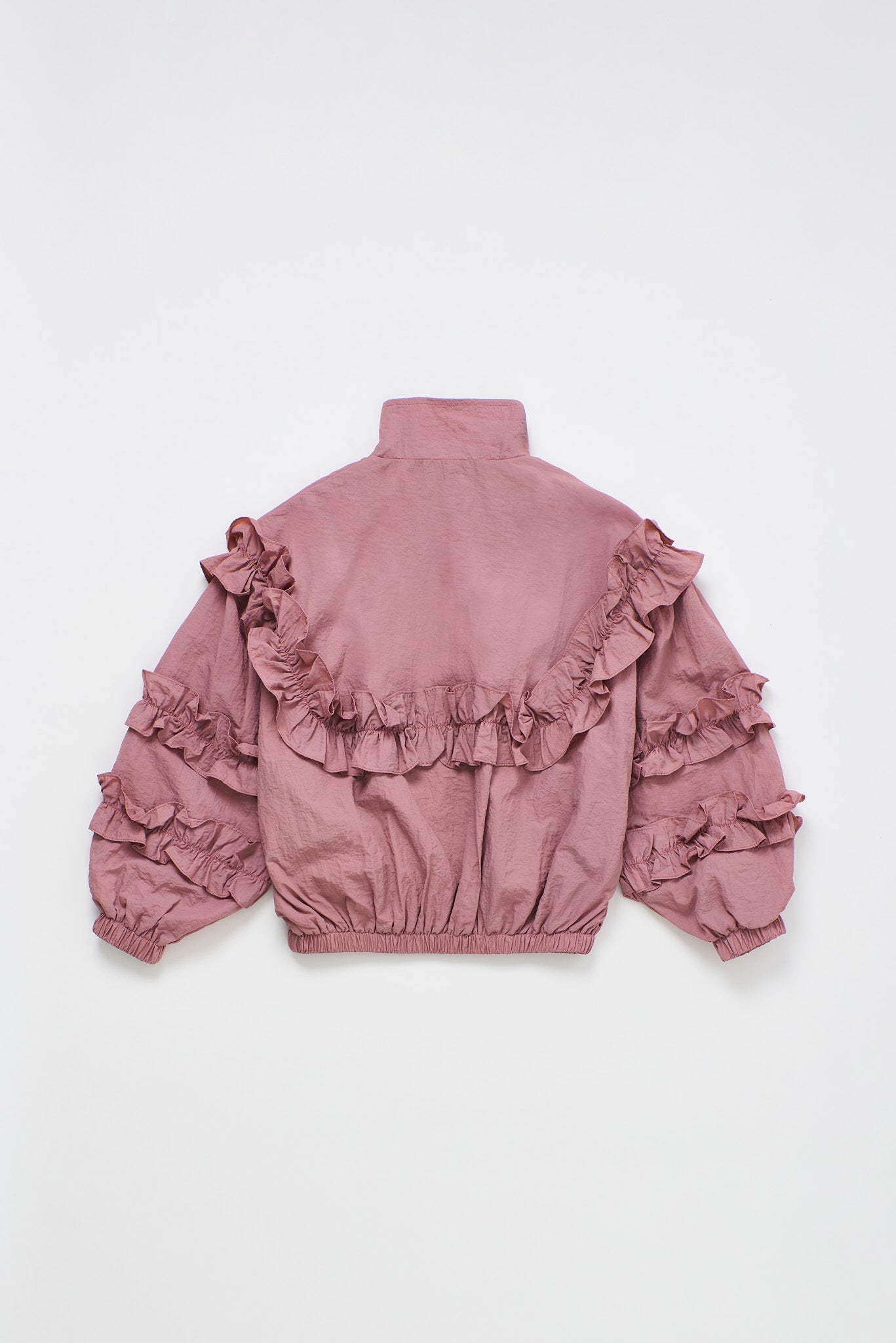 Ruffles Nylon Jacket Pink — view 2