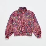 Carpet Velvet Sweater Burgundy — Maison Mangostan FW26