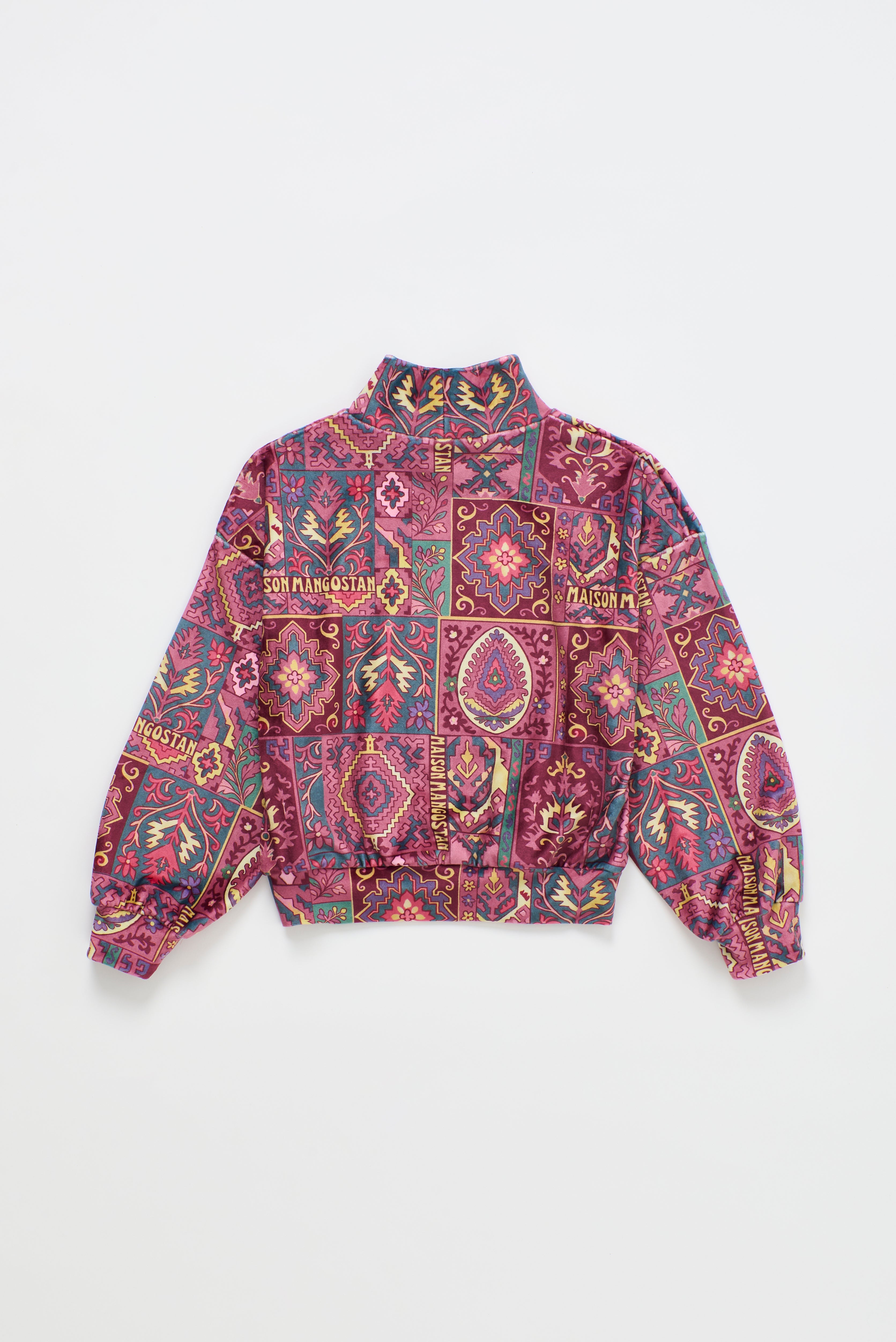 Carpet Velvet Sweater Burgundy — view 2
