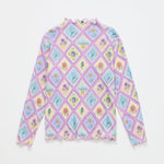 Postcard Canale T-Shirt Lilac — Maison Mangostan FW26