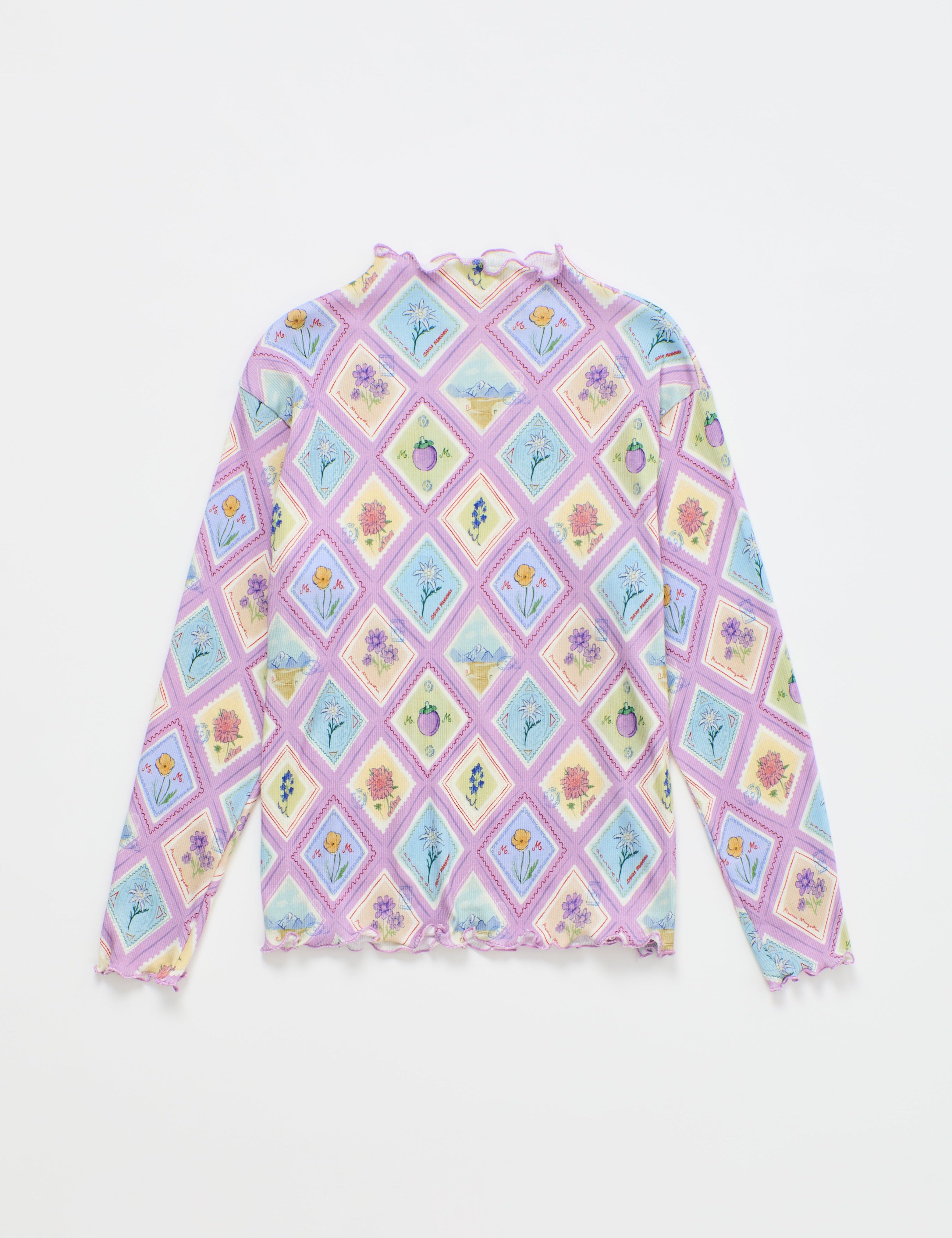 Postcard Canale T-Shirt Lilac — Maison Mangostan FW26