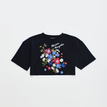 Florecitas T-Shirt Black — Maison Mangostan FW26