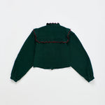 Vegetables Microcorduroy Embroidery Shirt Green — view 2