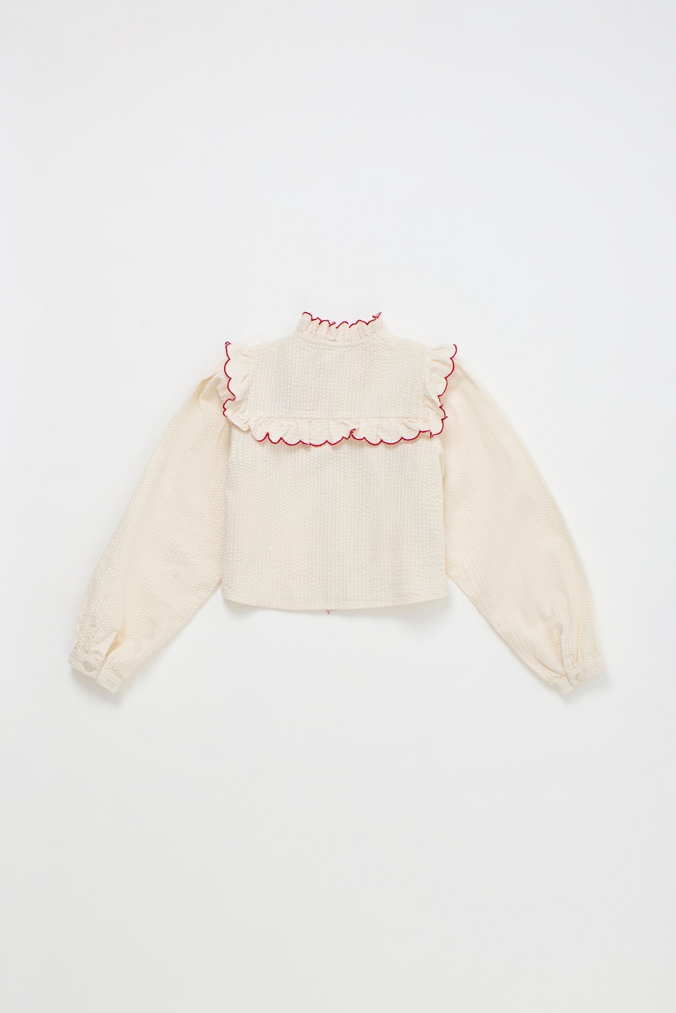 Vegetables Embroidery Shirt Angora — view 2