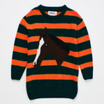 Horse Knitted Jersey Green — Maison Mangostan FW26