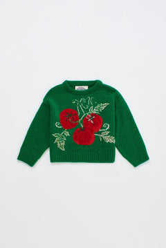 Tomate Knitted Green — Maison Mangostan FW26