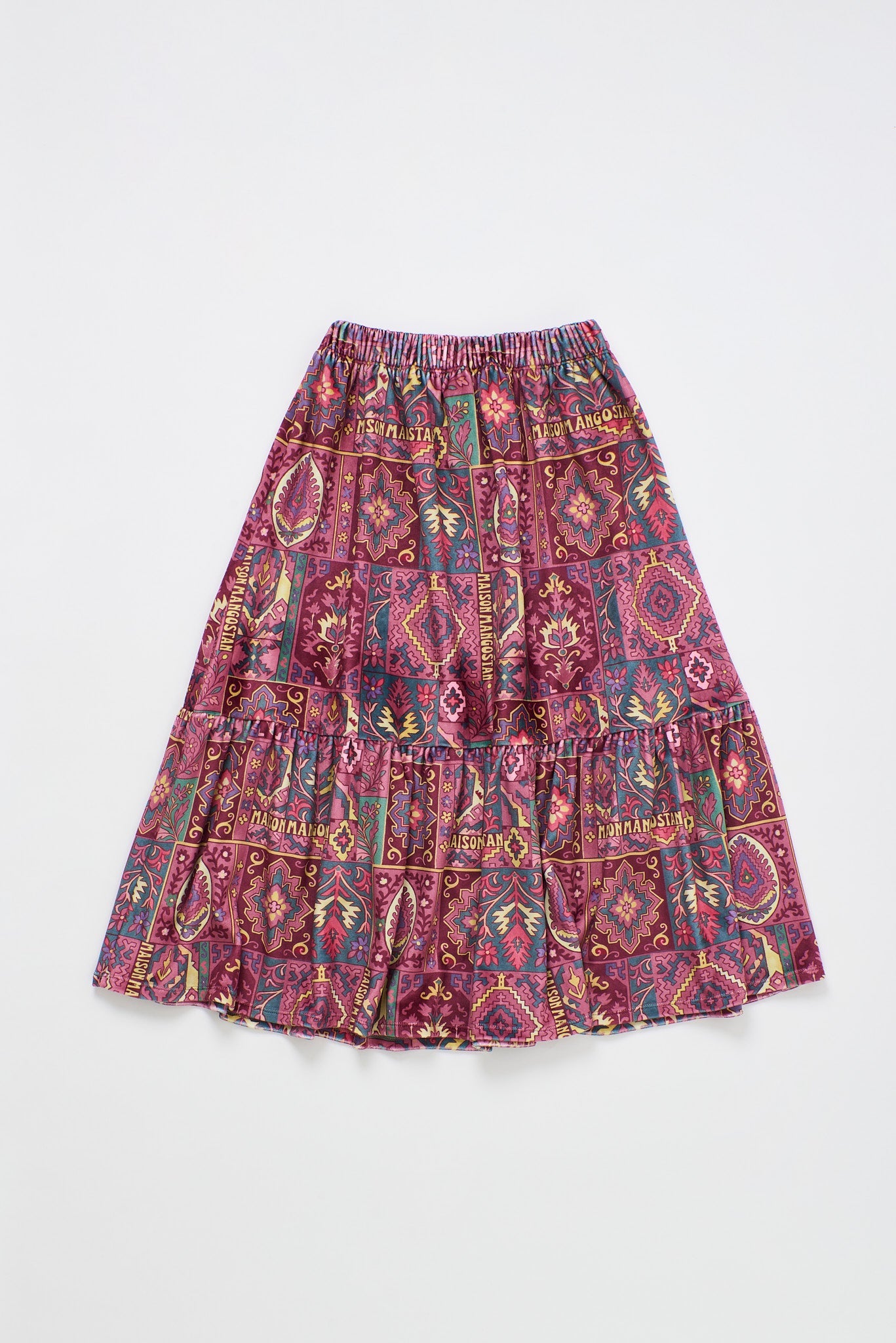 Carpet Velvet Skirt Burgundy — view 2