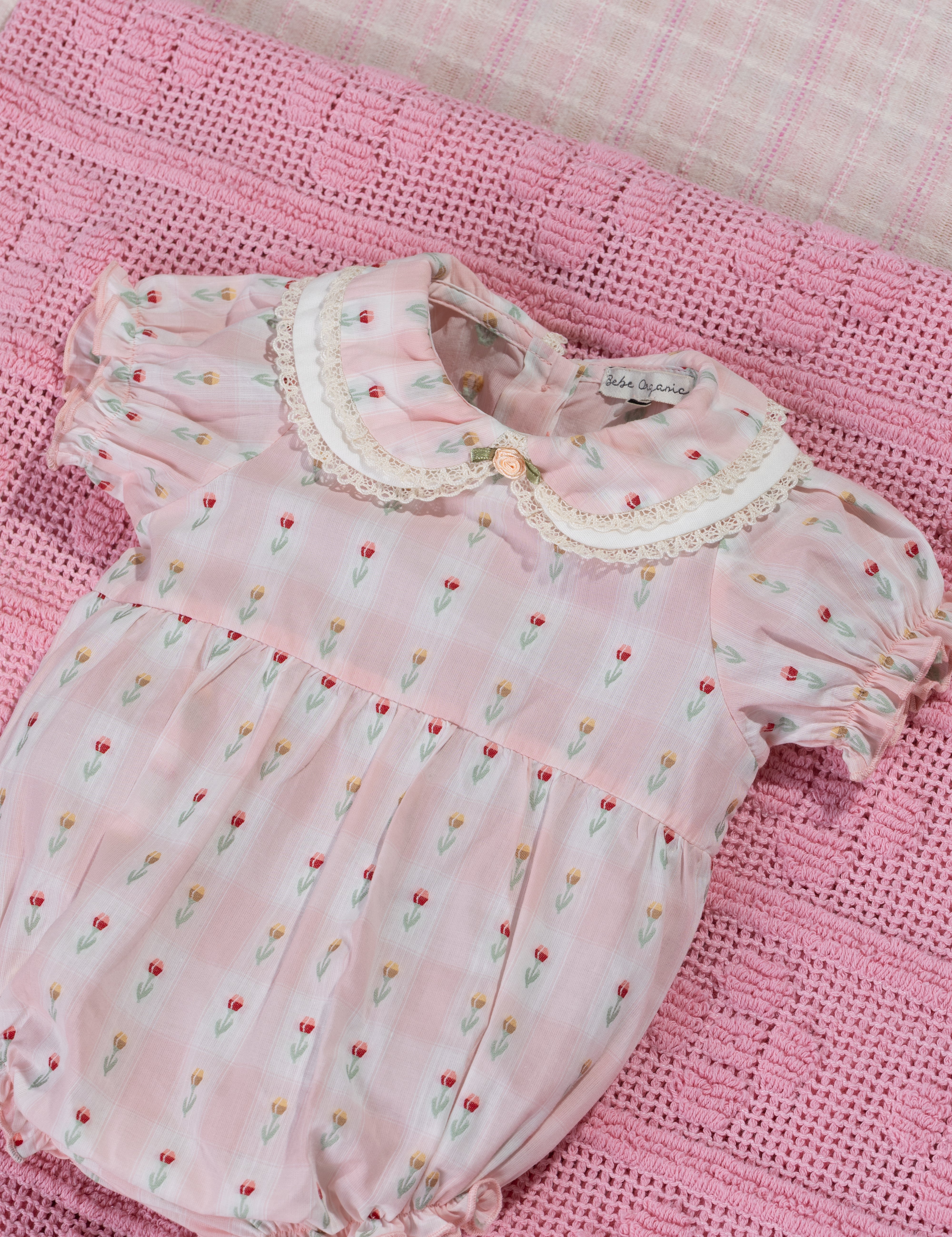 Bebe Organic baby romper in organic cotton