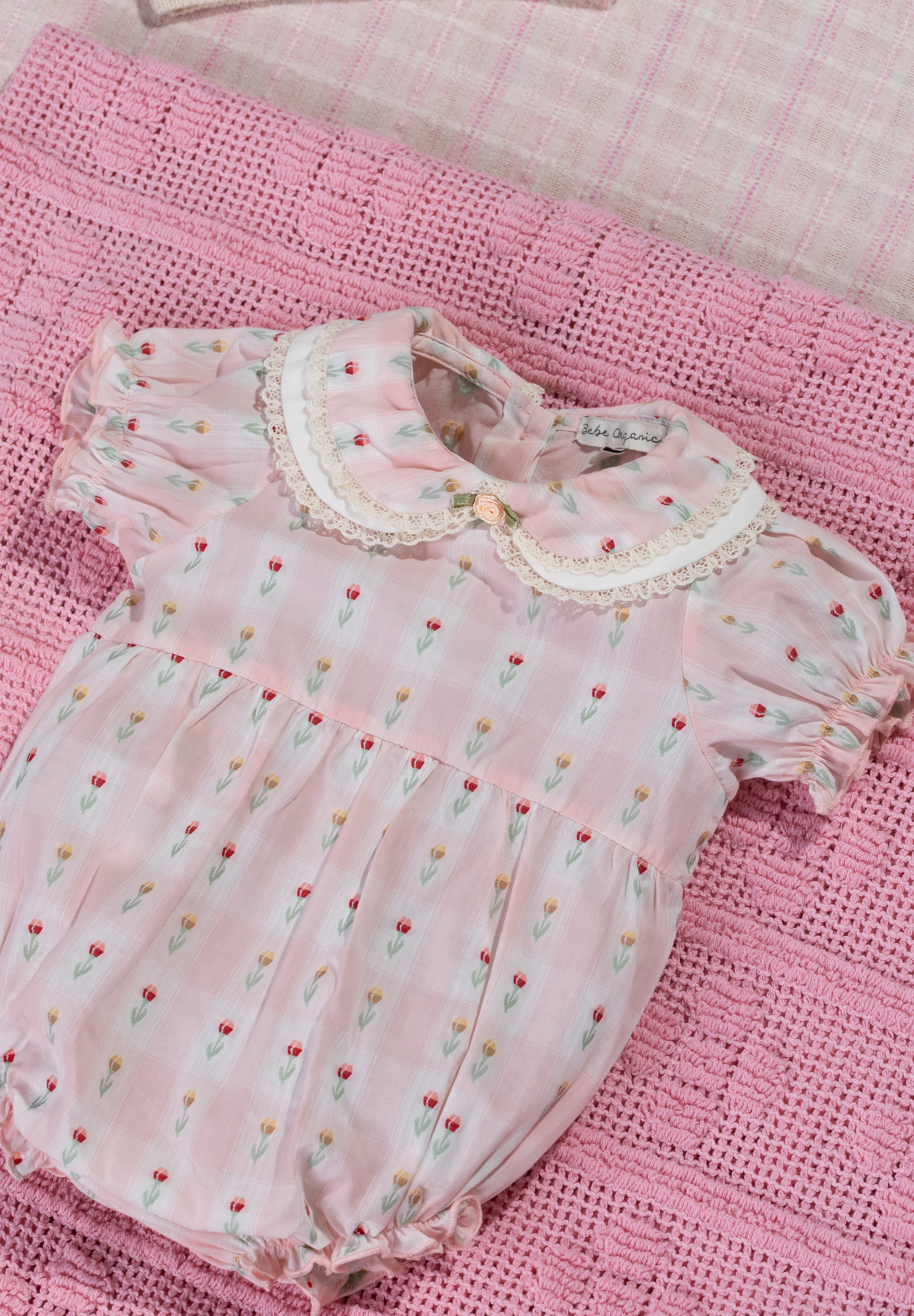 Bebe Organic baby romper in organic cotton