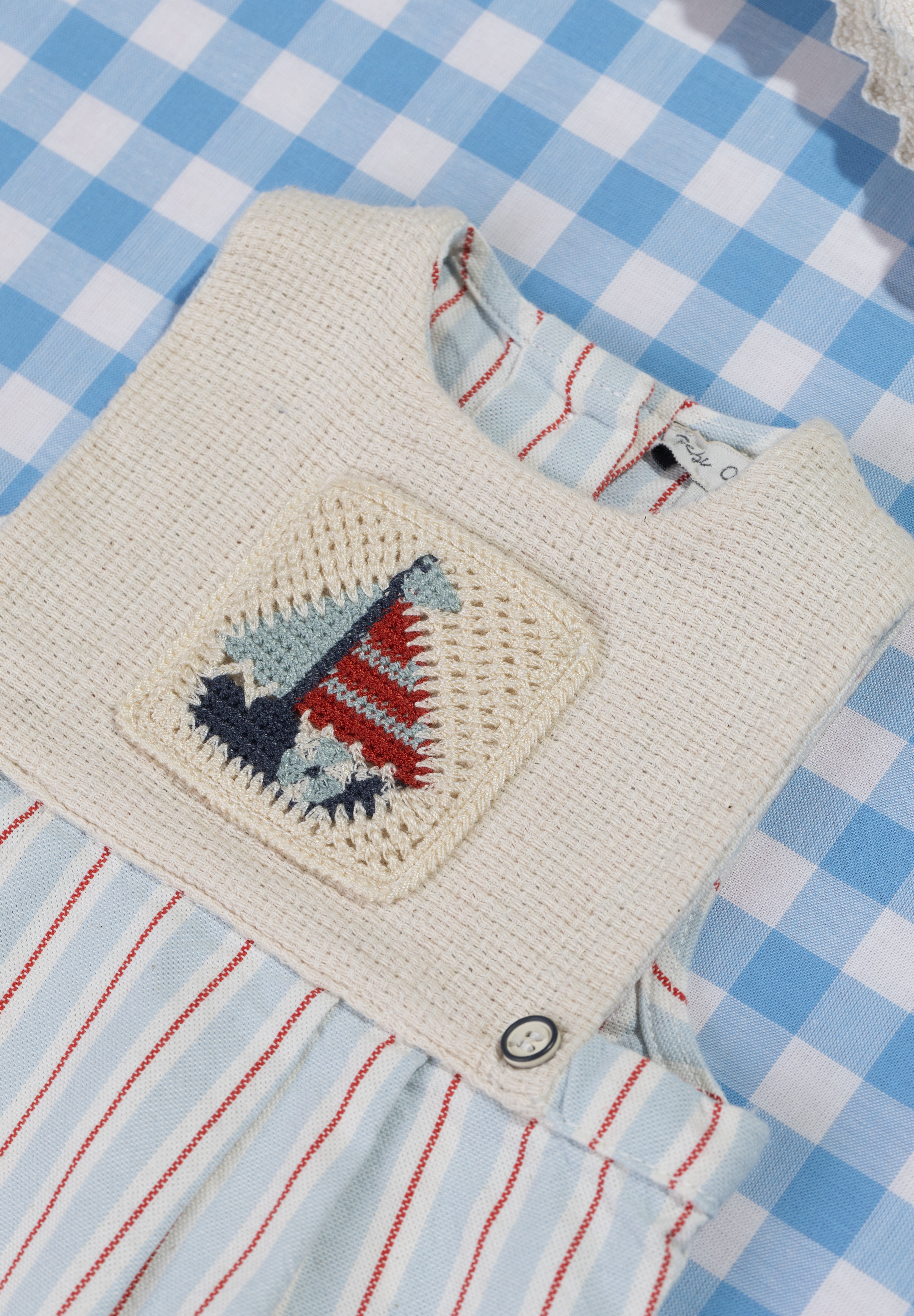 Bebe Organic baby romper in organic cotton