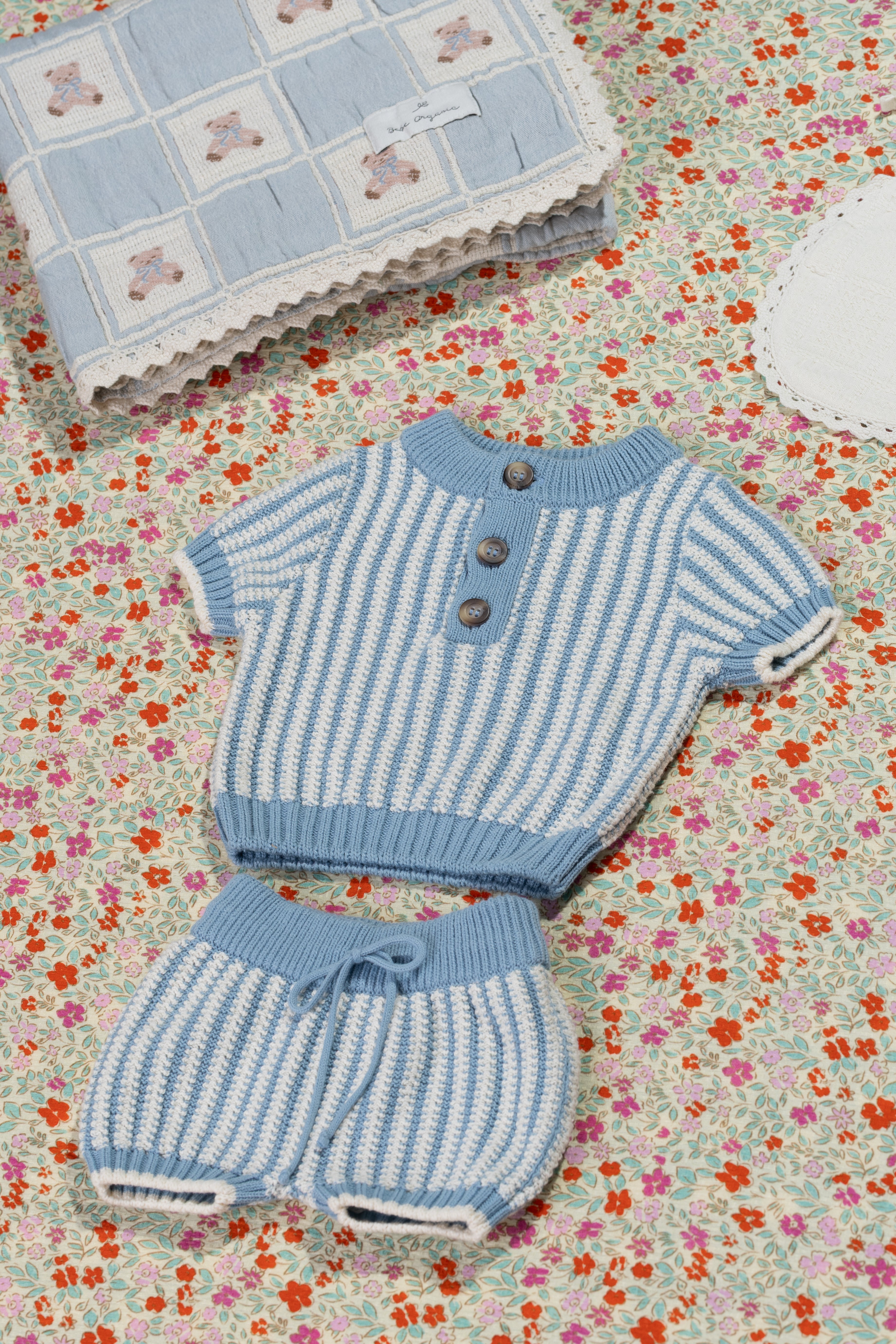 Bebe Organic baby clothing set in organic cotton