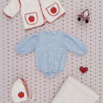 Bebe Organic Baby Cotton Sherpa Coat (Apple)