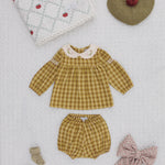 Bebe Organic Baby Cotton Set in Nostalgic Green (Saphira)