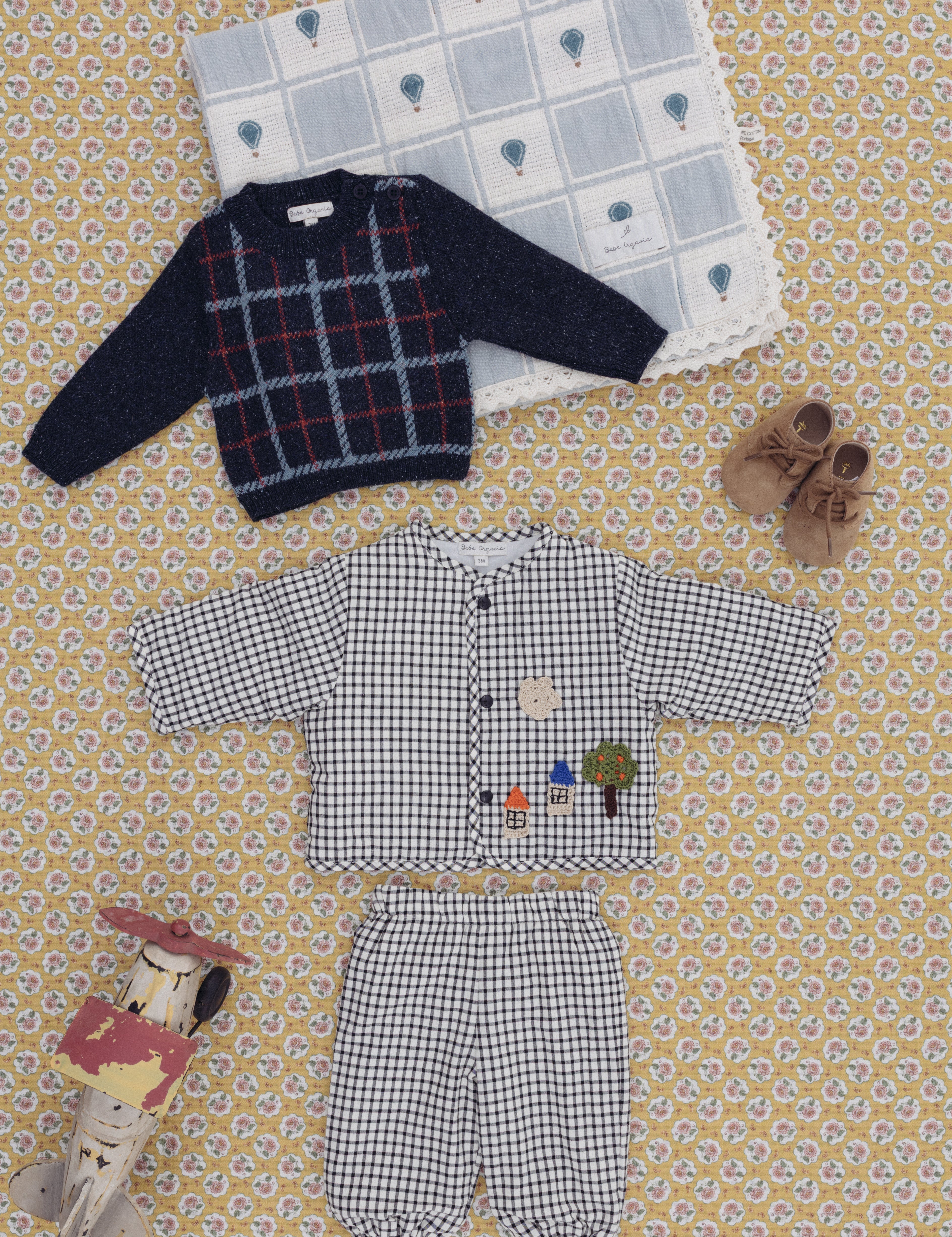 Bebe Organic Baby Cotton Set in Little City (Pierre)