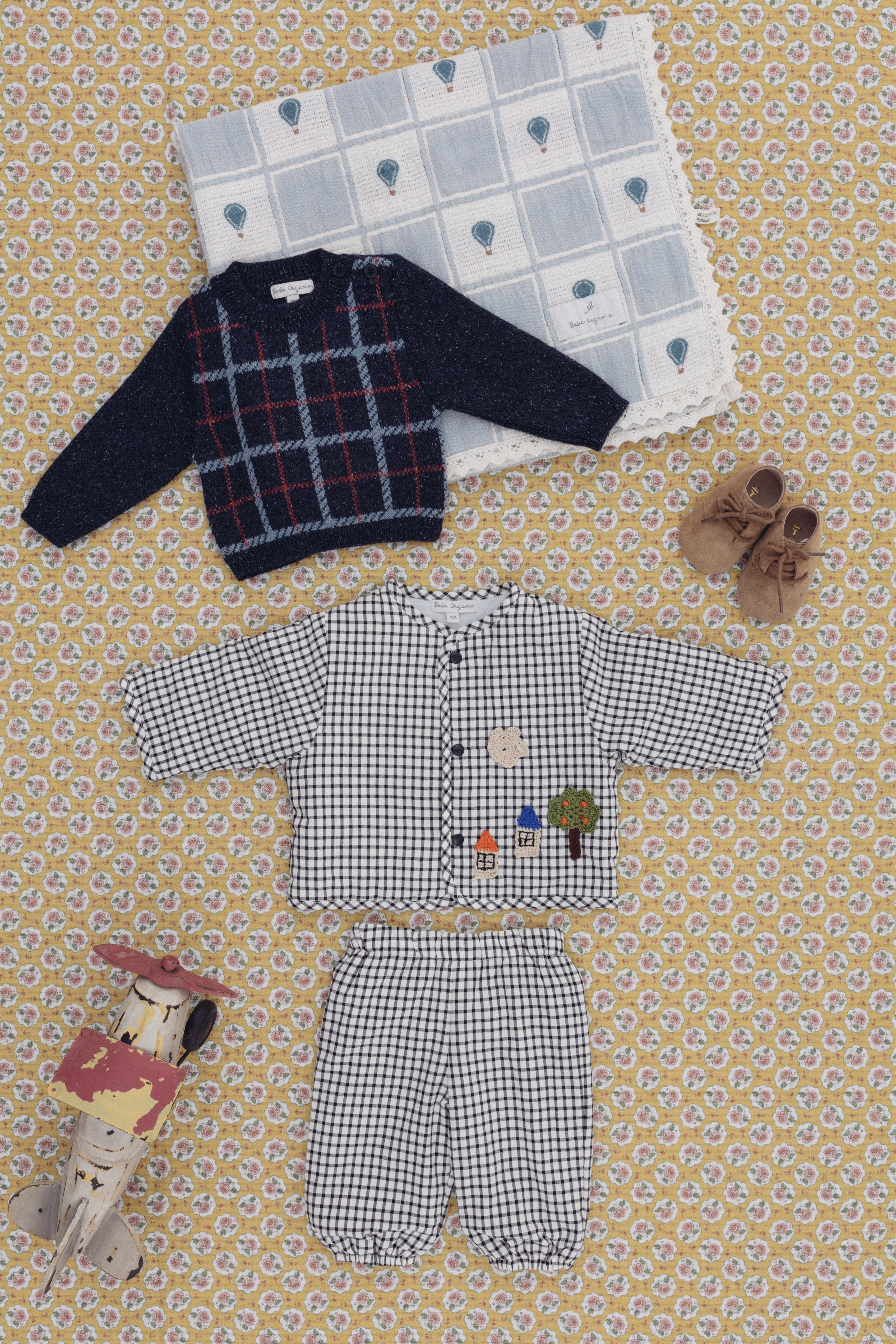 Bebe Organic Baby Cotton Set in Little City (Pierre)