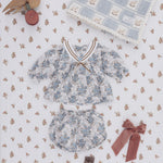 Bebe Organic Baby Cotton Set in Vintage Floral (Catherine)