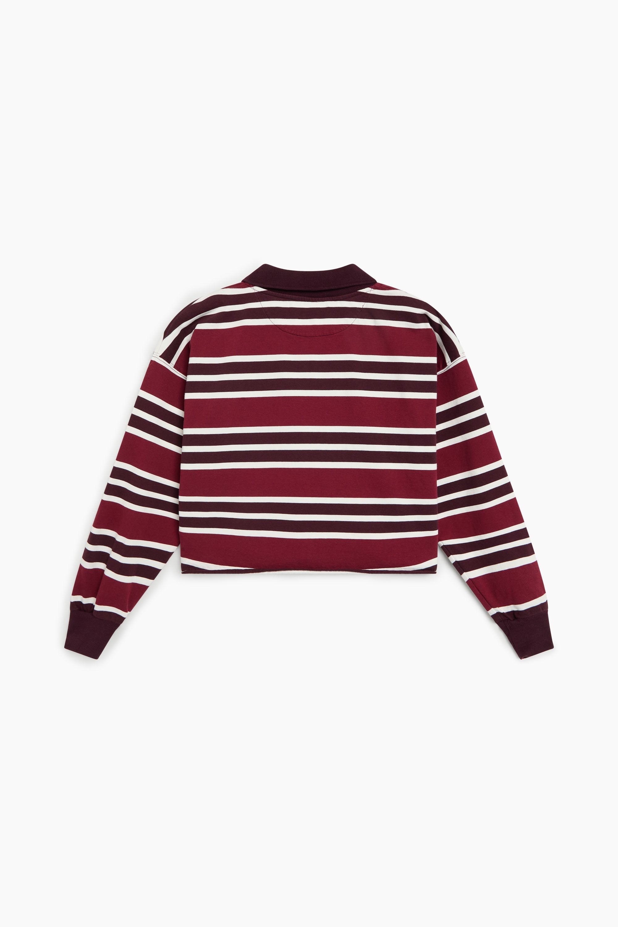 Girls' Alfie Cropped Striped Cotton Polo by The New Society