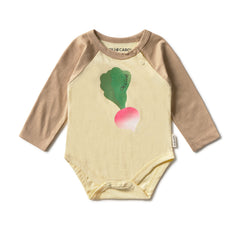 Oli & Carol Ramona the Radish baby bodysuit