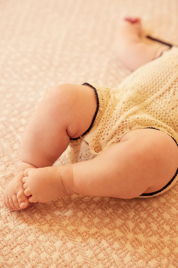 Bebe Organic baby romper in organic cotton