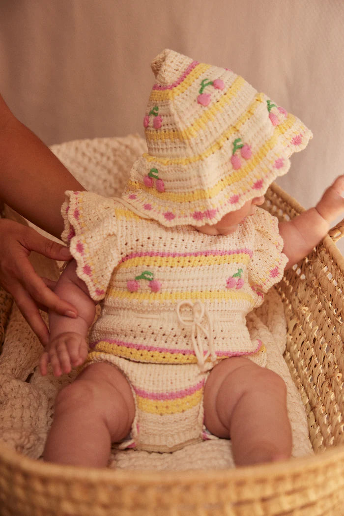 Bebe Organic baby romper in organic cotton