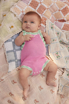 Bebe Organic baby romper in organic cotton