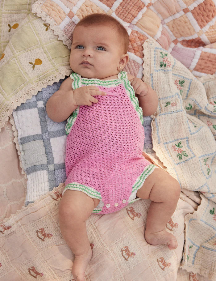 Bebe Organic baby romper in organic cotton