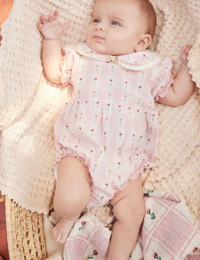 Bebe Organic baby romper in organic cotton