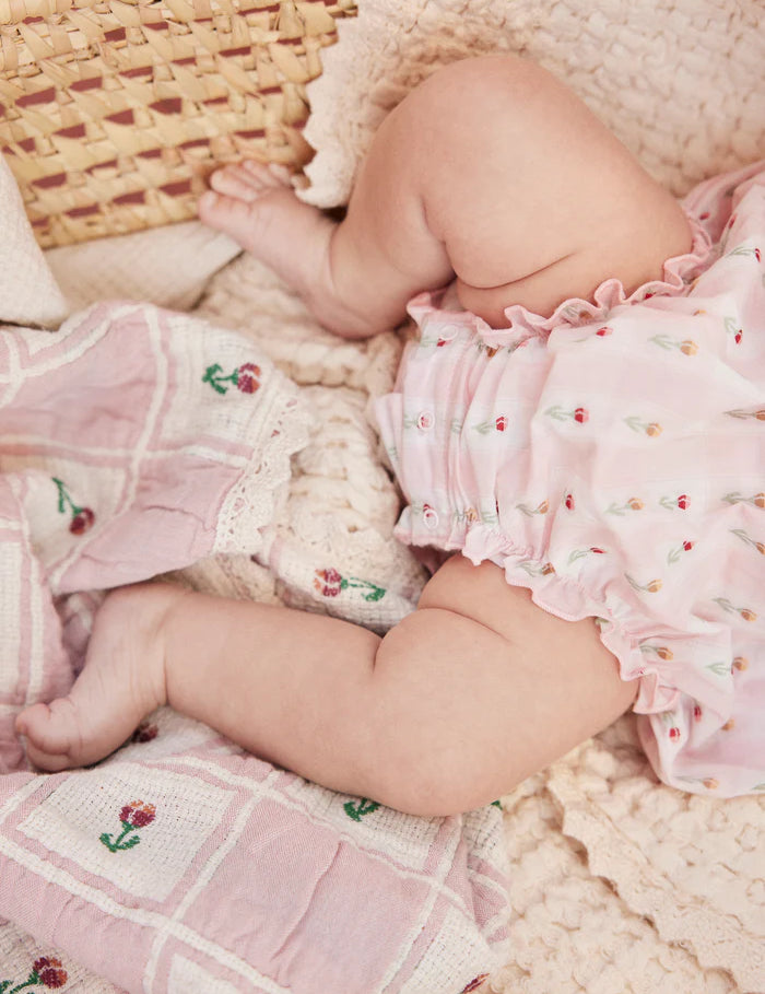 Bebe Organic organic cotton baby blanket