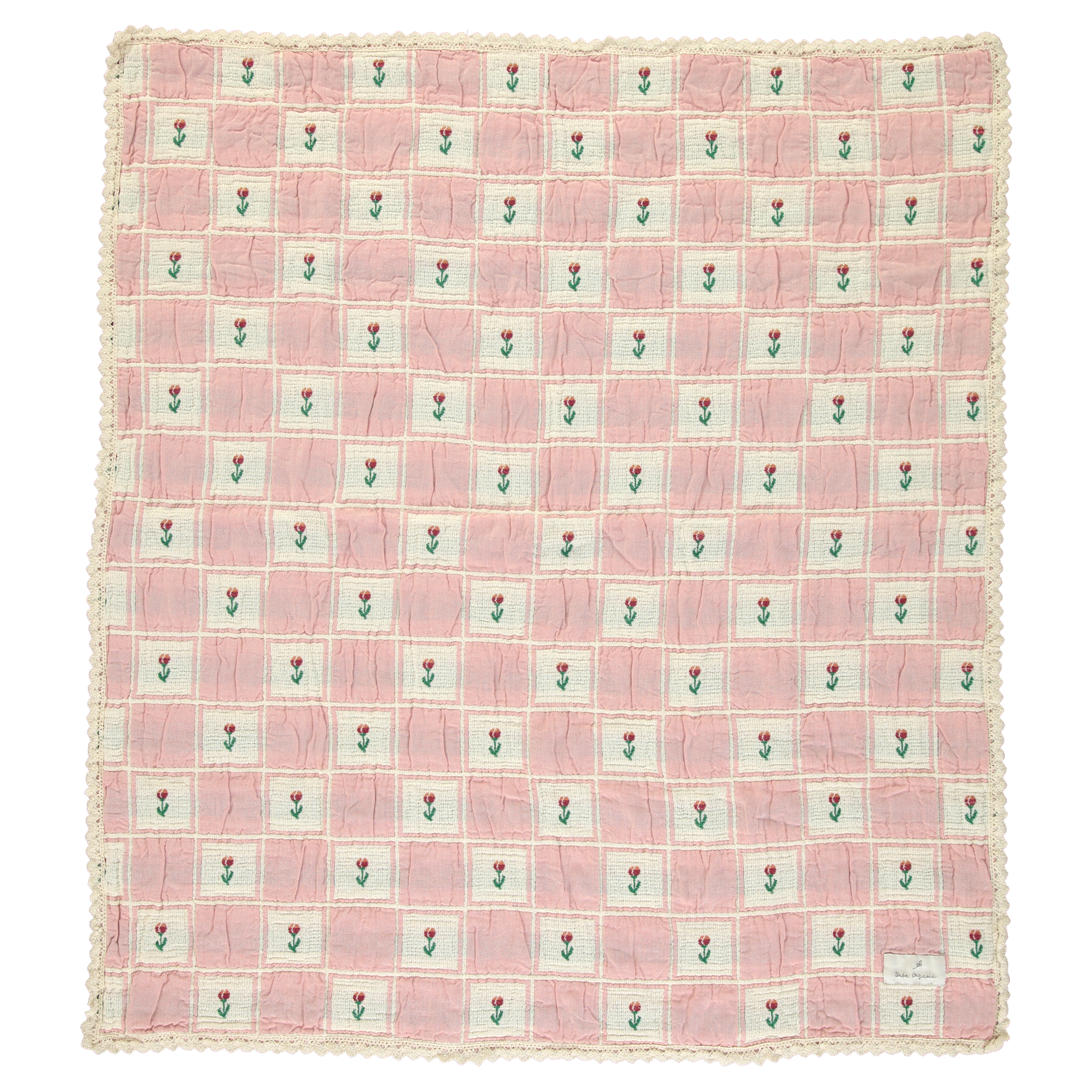 Bebe Organic Baby Tulip Patchwork Blanket