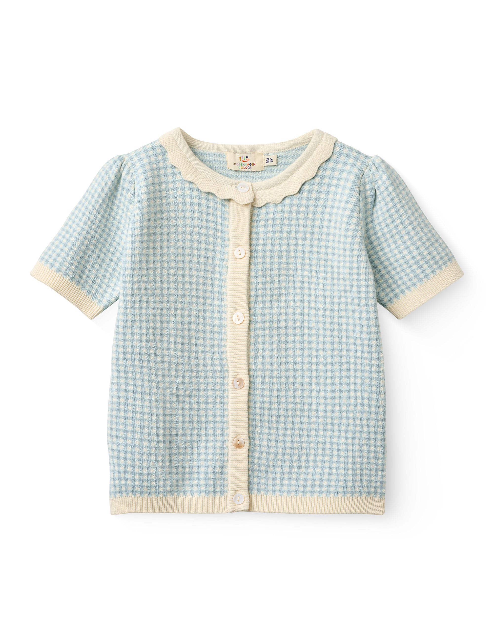 Check Jacquard Cardigan