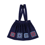 Kids' Corduroy Skirt in Midnight (Dulcie)