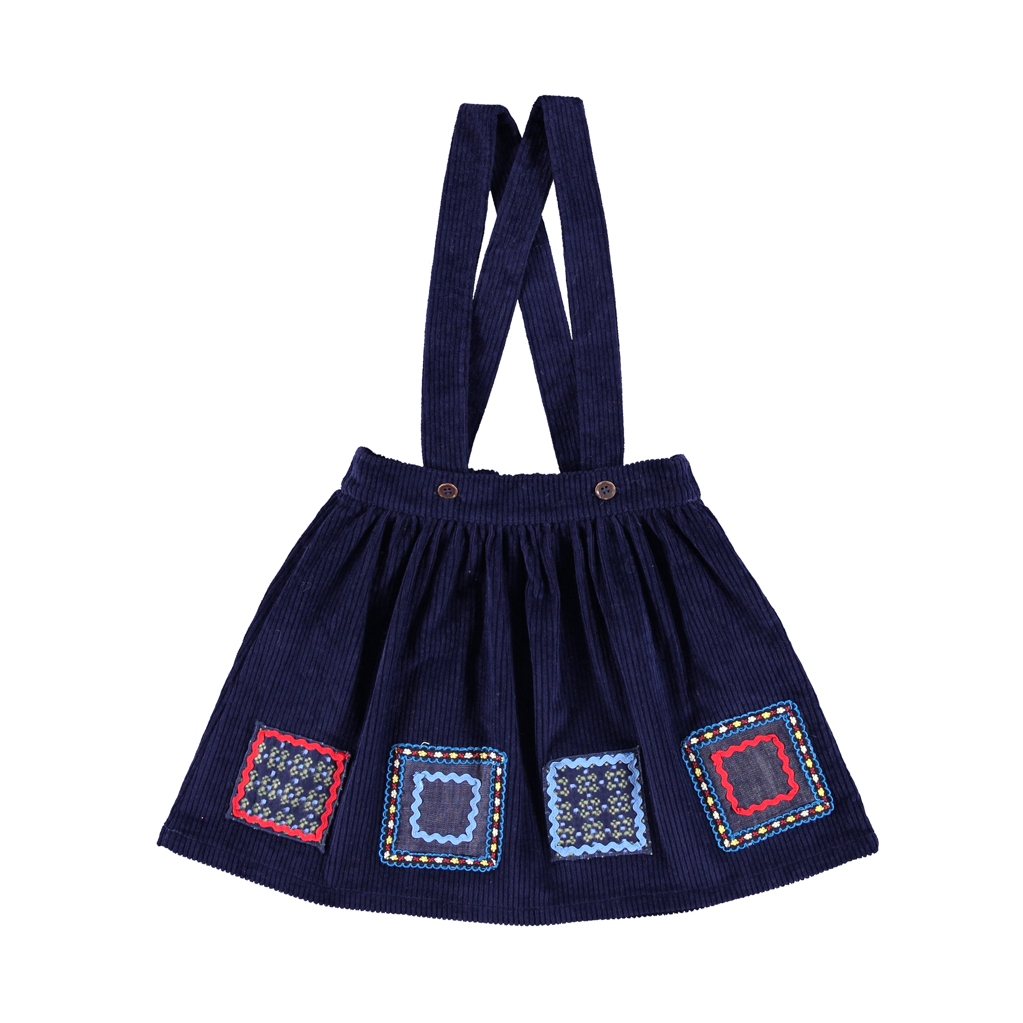 Kids' Corduroy Skirt in Midnight (Dulcie)