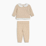 Baby Echo Wool Jumper & Trousers Set by The New Society