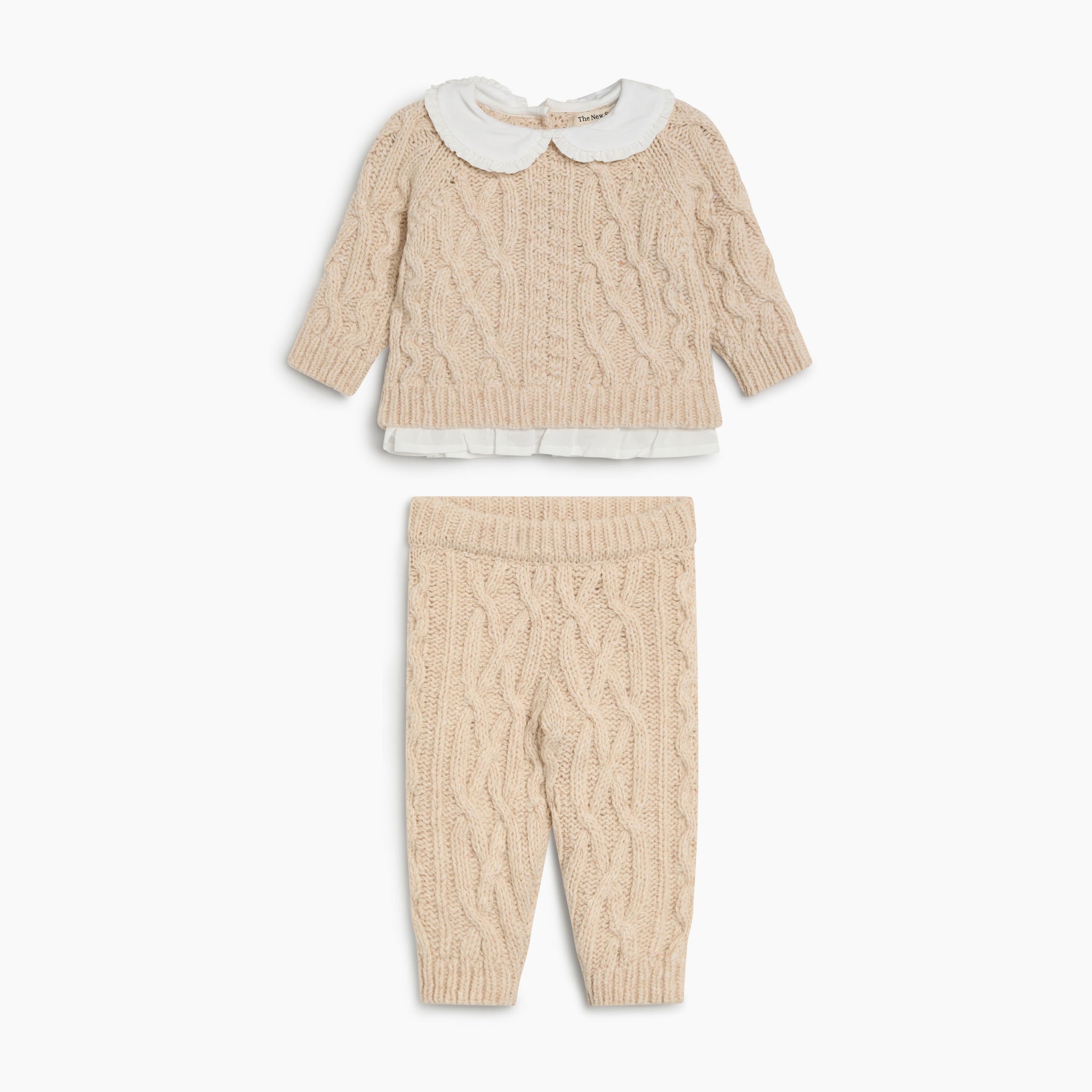 Baby Echo Wool Jumper & Trousers Set by The New Society