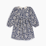 Girls' Eloween Jacquard Dress with Puff Sleeves by The New Society