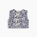 Girls' Eloween Jacquard Quilted Waistcoat by The New Society