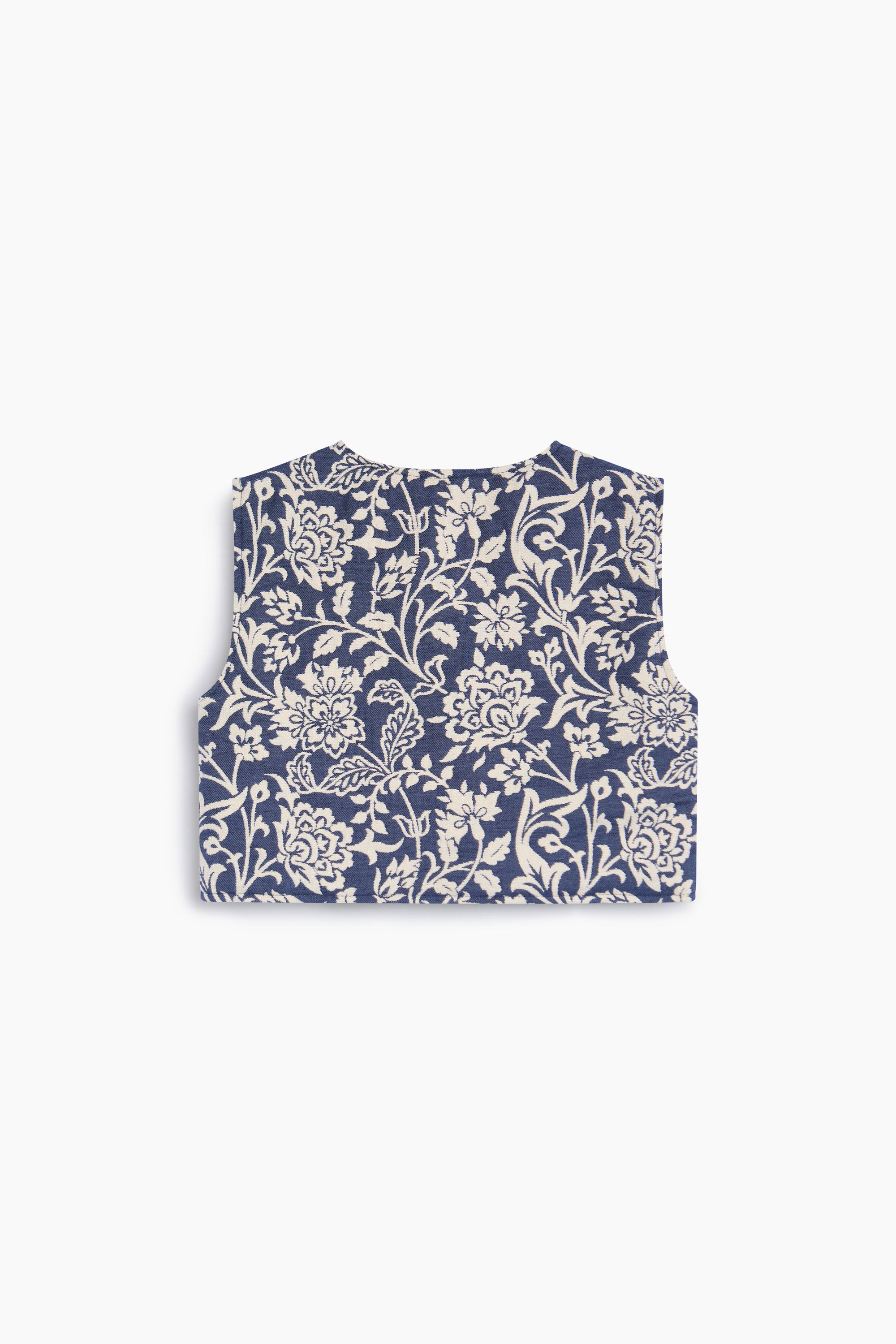 Girls' Eloween Jacquard Quilted Waistcoat by The New Society