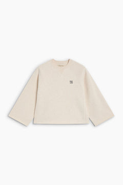 Kids' Fog Melange Raglan Sweatshirt by The New Society