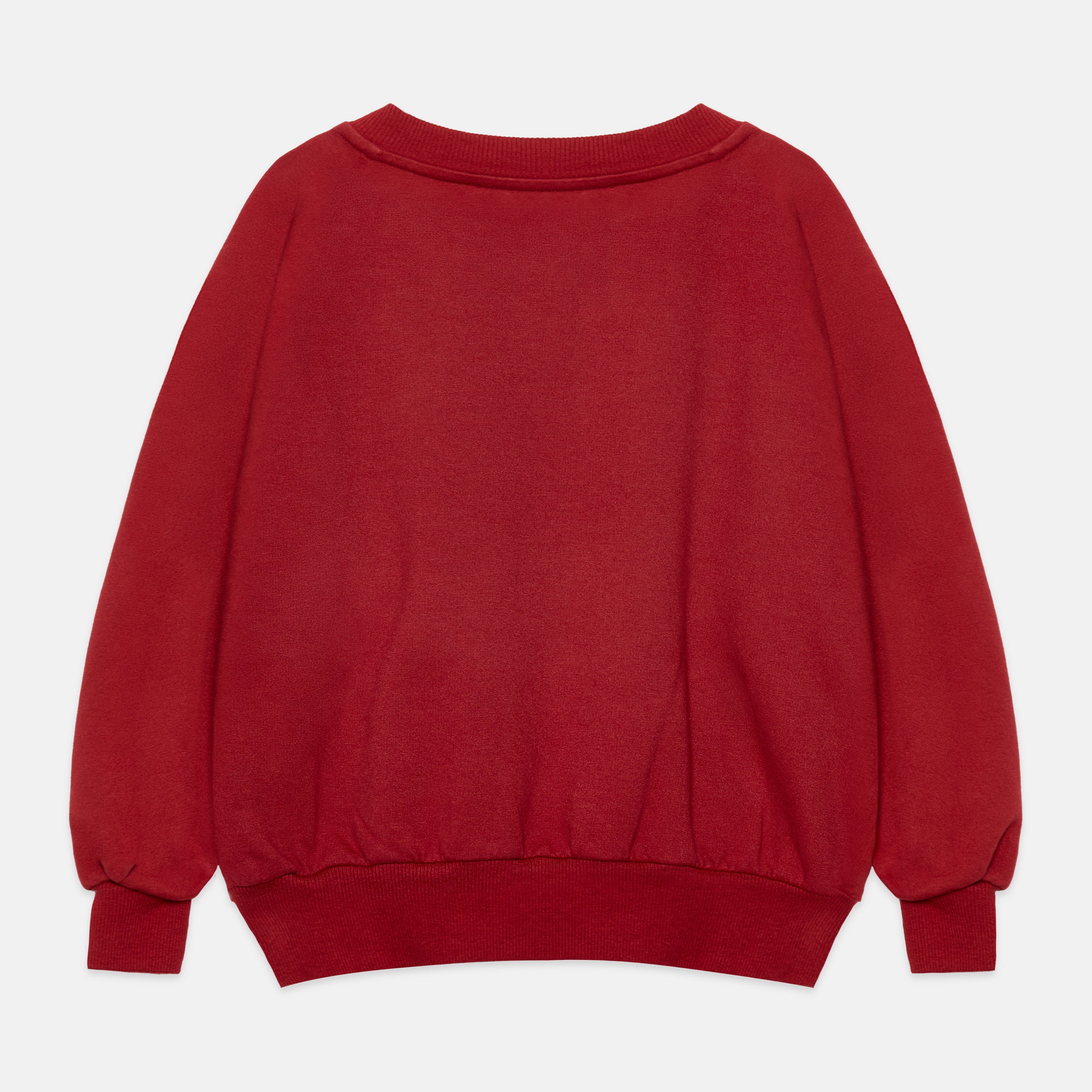 Kids' City Mayor Sweatshirt in Burgundy - back