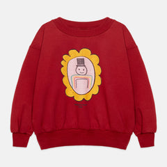 Kids' City Mayor Sweatshirt in Burgundy - front
