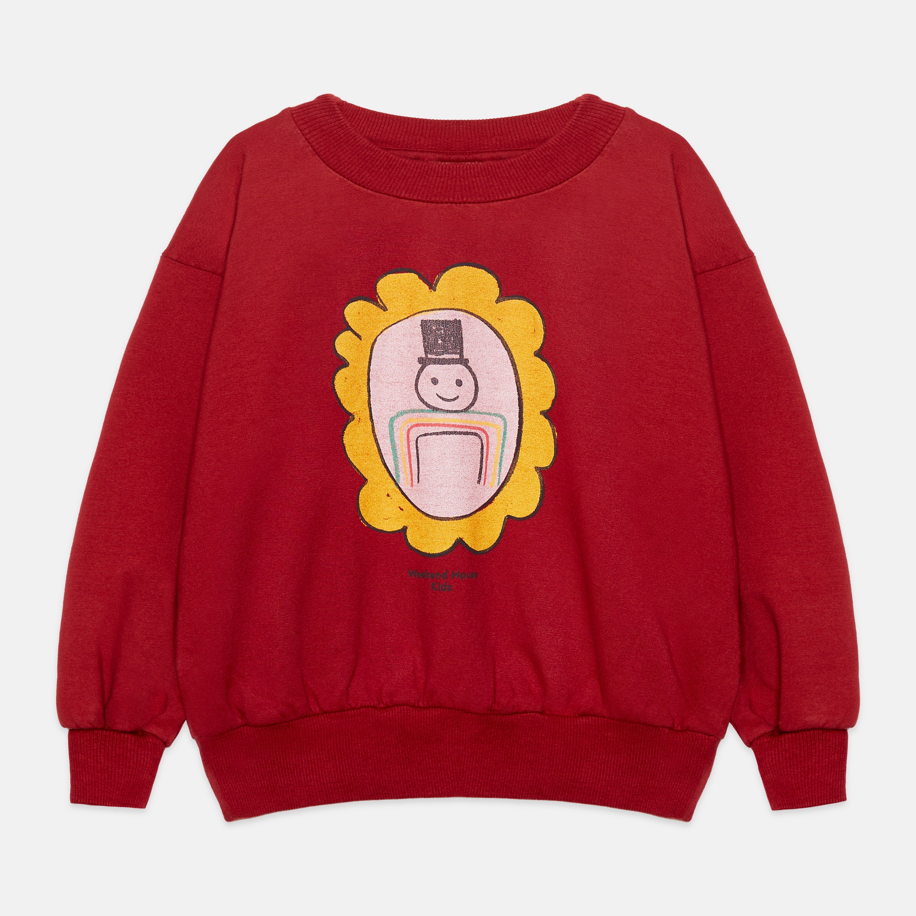 Kids' City Mayor Sweatshirt in Burgundy - front