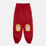 Kids' Mayor Joggers in Burgundy - front