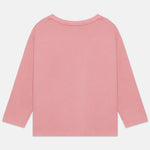 Kids' Messy Hair Long Sleeve T-Shirt in Pink - back