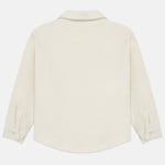 Kids' Slide Canvas Shirt in Sand - back