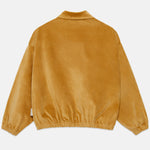 Kids' City Mayor Velvet Bomber Jacket in Caramel - back