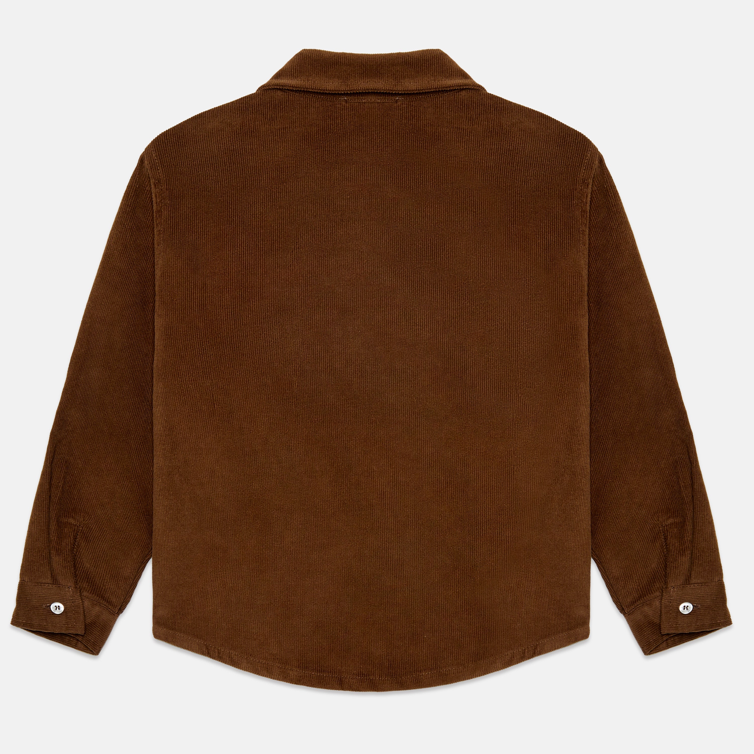 Kids' Corduroy Shirt in Brown - back