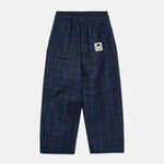 Kids' Checked Trousers in Blue - back
